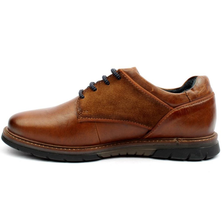 Men Bugatti | Aer06 Laced Shoe - Tan