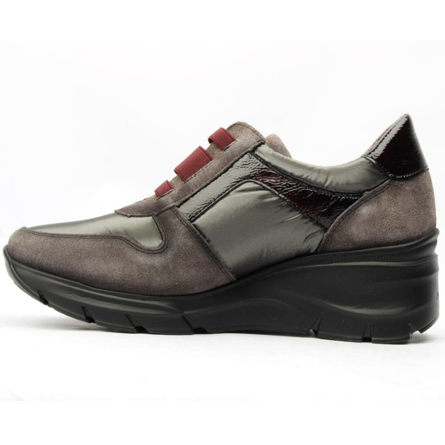 Women Fluchos | F1509 Laced Shoe - Metallic