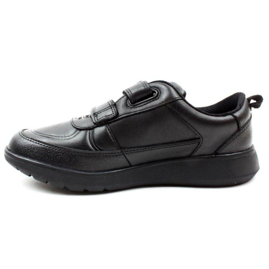 Kids Clarks | Scape Flare Velcro Shoe - Black F