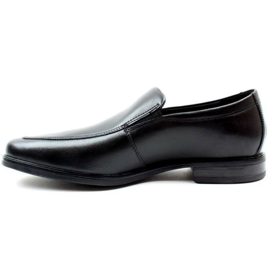 Men Clarks | Howard Edge Slip On Shoe - Black G