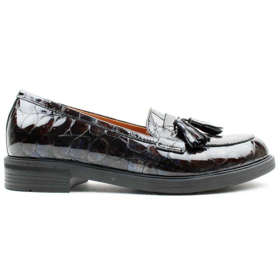 Women Bioeco by Arka | Bioeco 6146 Bow Shoe - Black Multi