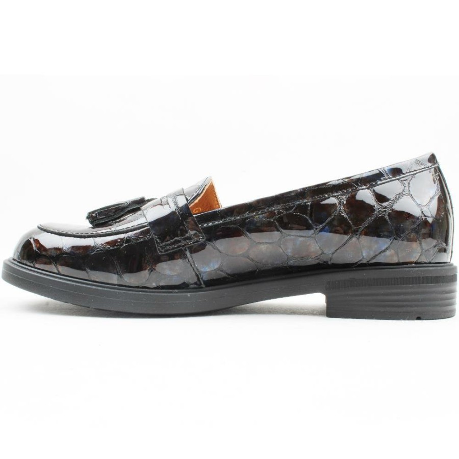 Women Bioeco by Arka | Bioeco 6146 Bow Shoe - Black Multi