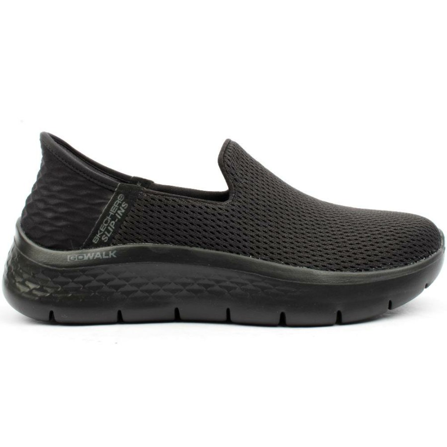 Women Skechers | 124963 Go Wlak - Black Black