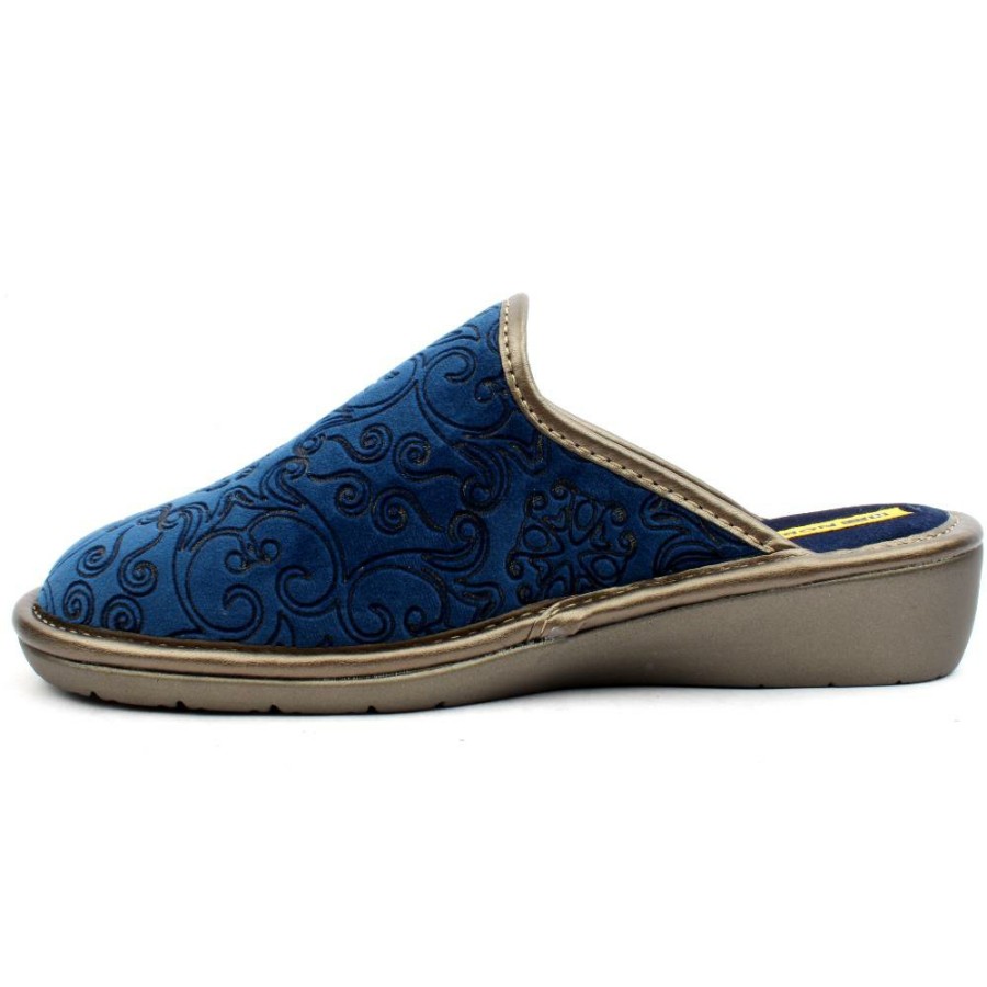 Women Nordika | 2151 Slipper Mule - Navy Suede