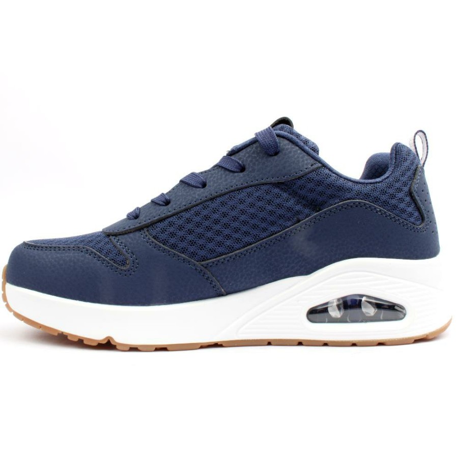 Kids Skechers | 403667L Junior Trainer - Navy