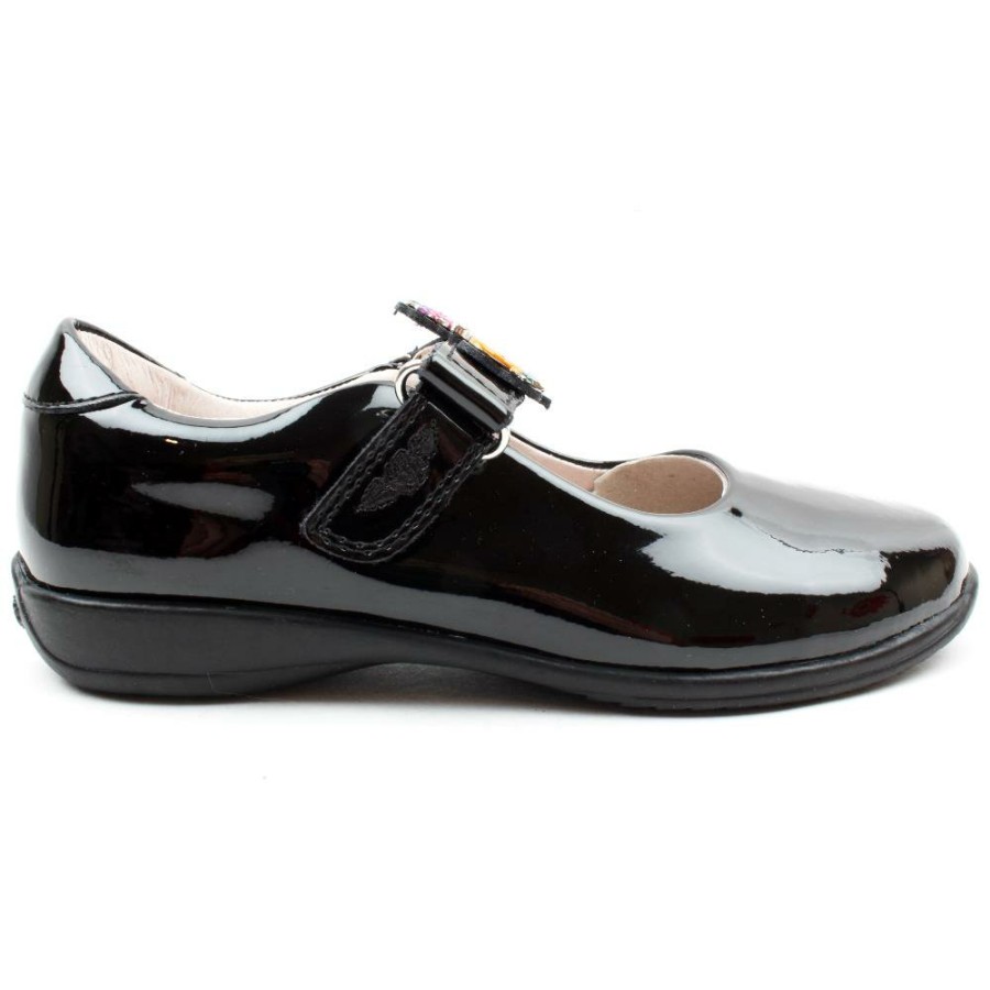 Kids Lelli Kelly | Lk8311 Change Strap Shoe - Black Patent