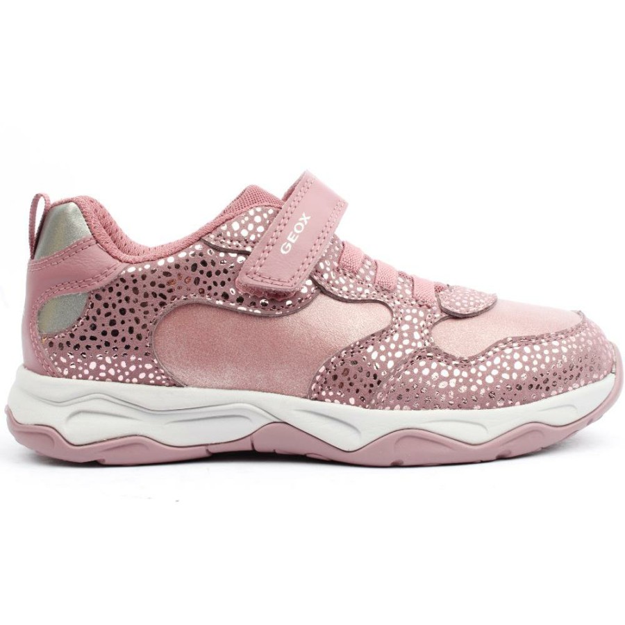 Kids Geox | J16Cma Calco Trainer - Pink Multi